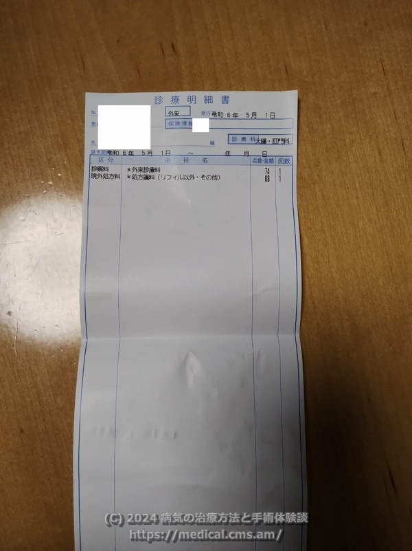 診療明細書